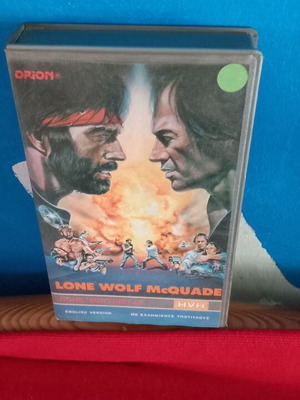 Lone Wolf McQuade VHS used, action adventure, subtitles