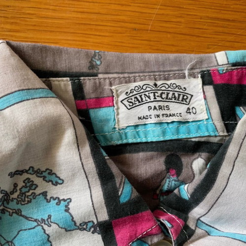 Shirt with London print saint-clair 100% cotton in excellent condition