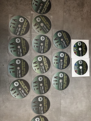 Panathinaikos European Cups History 32 DVDs like new