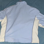 Bershka jacket like new, size L, white and turquoise