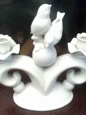 Vintage candlestick new, porcelain