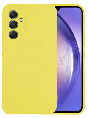 Samsung Galaxy A54 5G Θήκη Σιλικόνης Κίτρινη