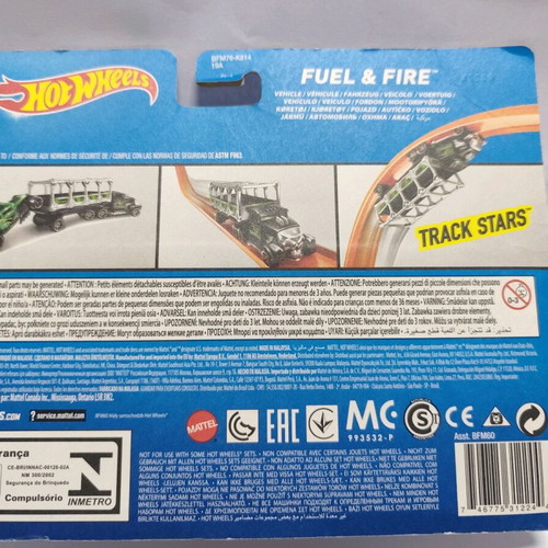 Hot Wheels Diecast Track Stars Fuel & Fire Rig Truck new