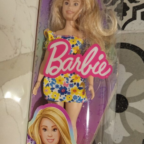 Barbie Fashionistas Doll #208 with Down Syndrome used, missing necklace