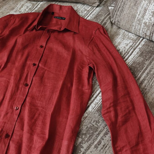 Bitsiani men's spring shirt red XL like new