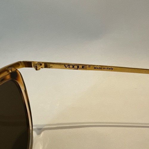 Vogue Women's Vintage Sunglasses Tortoise Brown Made in Italy New