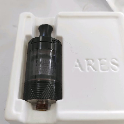 Ares 2 RTA 22mm used, black with transparent tank