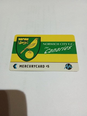Norwich City Paytelco Card like new, authentic
