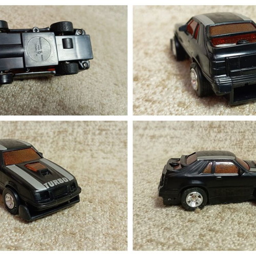 El Greco Hasbro Playskool Ford Mustang Black Vintage 1984 Toy Car New with Box