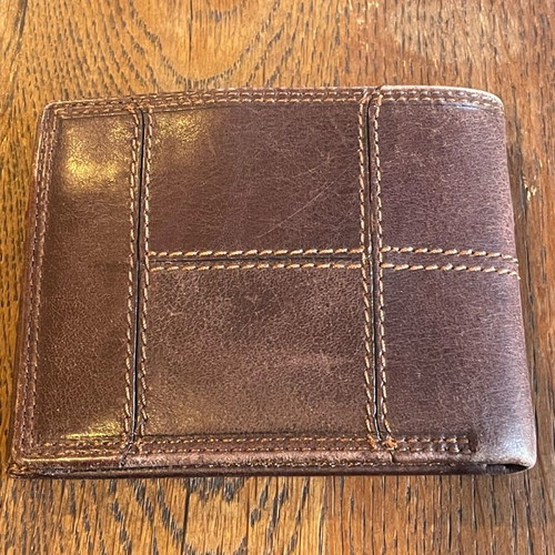Cavalli BB leather men's wallet used with coin pocket