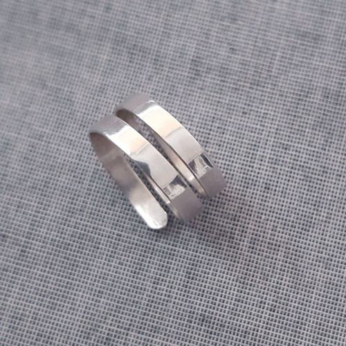 Iceberg silver 925 ring handmade new in gift pouch