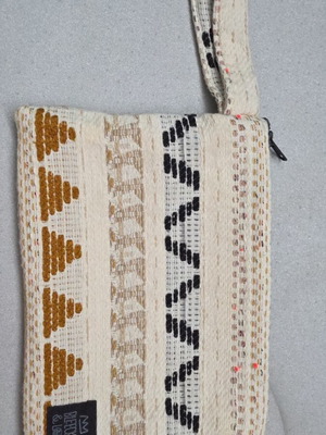 Bleecker & Love Small Waterproof Bag like new, beige multicolor