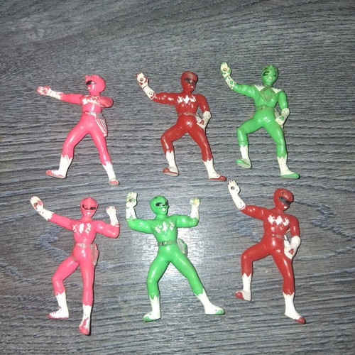 Power Rangers figures used