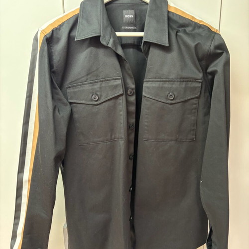 Boss overshirt shirt new, size medium, black