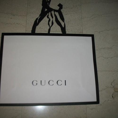 Gucci paper shopping bag very large, unused 48x36x17