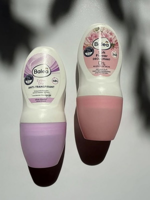 Balea roll-on deodorants new, set of 2, extra dry and soft flower