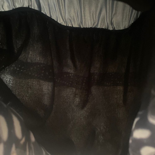 Relish long top new with elastic hem and deep back