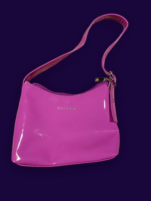 Silfen shoulder bag new, purple, vinyl