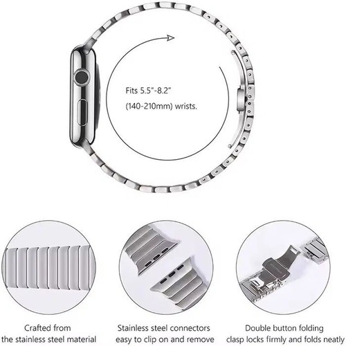 Link Bracelet Steel Bands for Apple Watch new