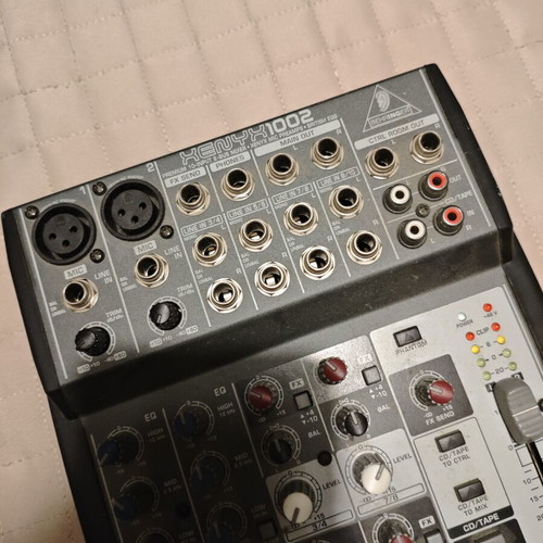 Behringer Xenyx 1002 audio mixer console