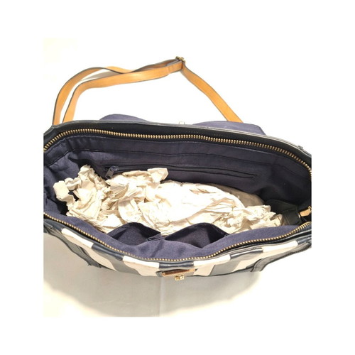 Achilleas Accessories crossbody bag used, navy-white striped