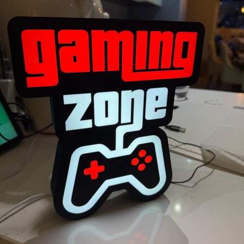 Gaming zone lamp like new with USB and switch