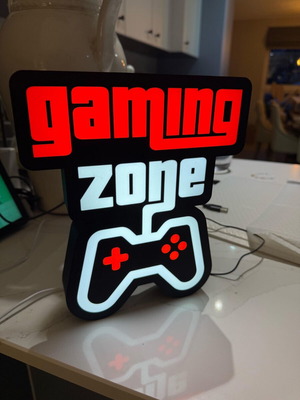 Gaming zone φωτιστικό σαν καινούργιο με USB και διακόπτη