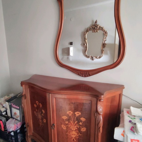 Entrance furniture with mirror used