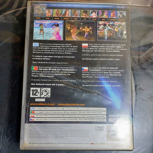 Tekken 4 Platinum Edition PS2 game like new, fighting