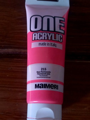 Acrylic paint new in tube