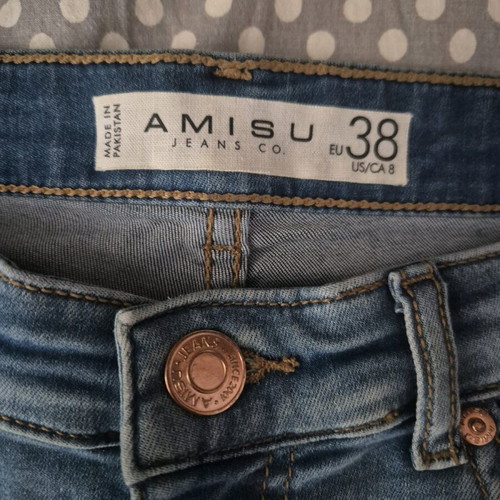 Amisu women's light blue jeans EU38 like new