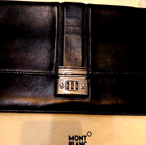 ΕΥΚΑΙΡΙΑ!ΑΥΘΕΝΤΙΚΗ MONTBLANC MEISTERSTUCK ΤΣΑΝΤΑ ΔΕΡΜΑ ΜΕ ΚΩΔΙΚΟ.ΠΤΩΣΗ ΤΙΜΗΣ!