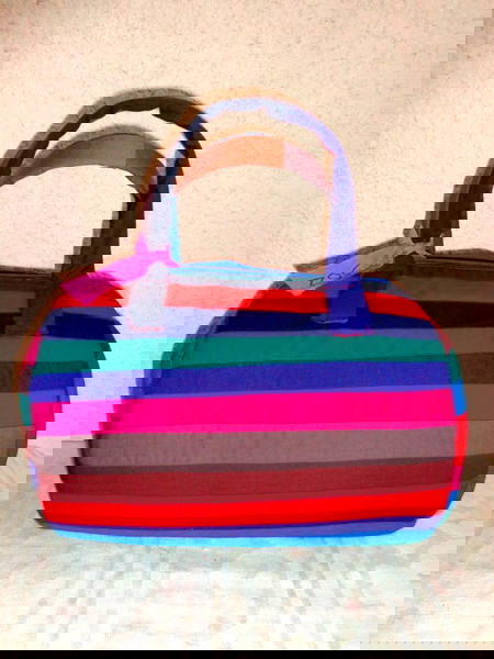 tsanta handbag chiros patchwork ifasmatini rammeni sto cheri schedio kilindros