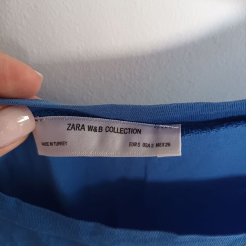 Zara blouse new, blue, size S