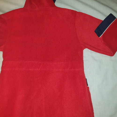 Scooby Doo children's robe used, size 5-6 years, red with hood