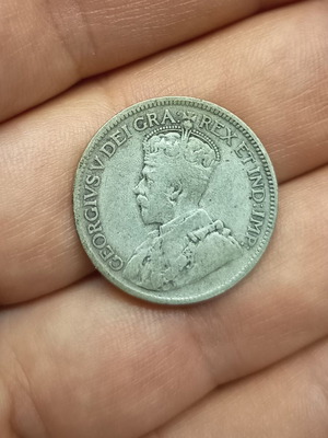 Cyprus 9 Piastres 1919 used coin in good condition