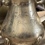 Tea set used, 24cm height