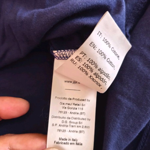 Jijil women's t-shirt with lamp design like new, size IT 44