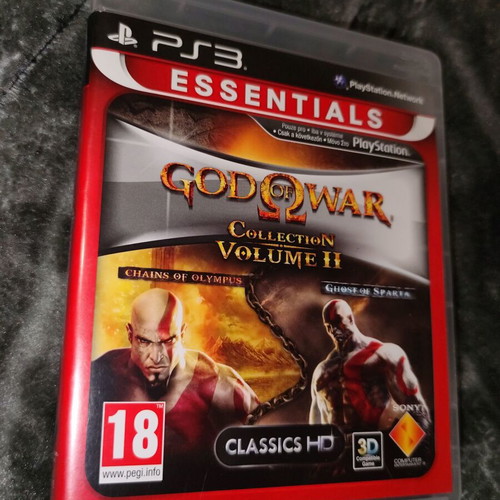 God of War Collection Volume II PS3 game like new with manual