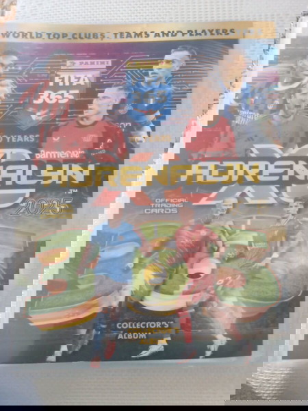 Πακέτο άλμπουμ με 200/441 μονές κάρτες Fifa 365 Andrenalyn 2025
