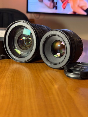 Canon 60D with Sigma 17-50mm OS F2.8 and Canon 50mm STM like new