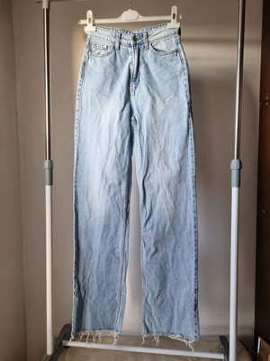 Τζιν wide leg σαν καινούργιο, μέγεθος XS 34, μπλε
