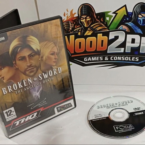Broken Sword The Angel of Death PC game used, adventure