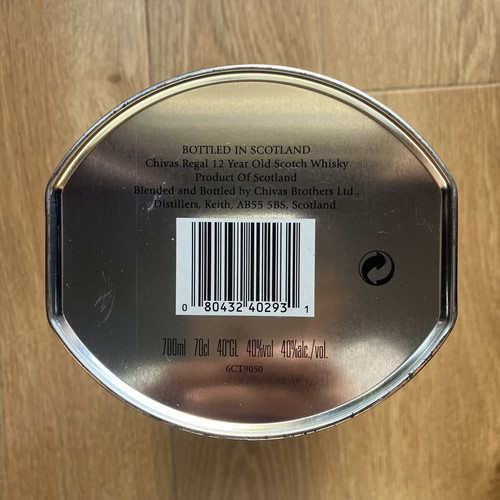 Chivas Regal Metal Box with Lid used