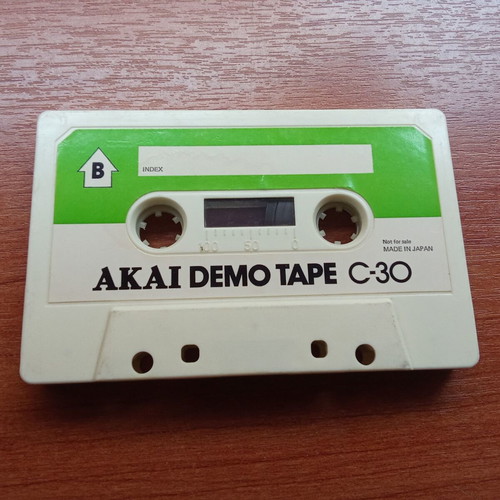 Akai Promo Demonstration Tape cassette used, 1980s, made in Japan
