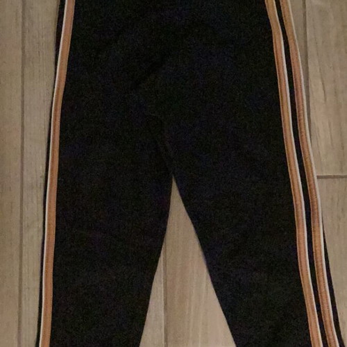 Adidas leggings size S slim fit like new, black and orange