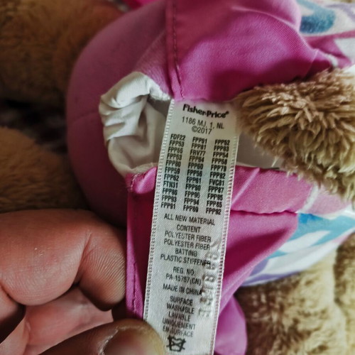 Phisher-Price Educational Plush Dog Used for Toddlers