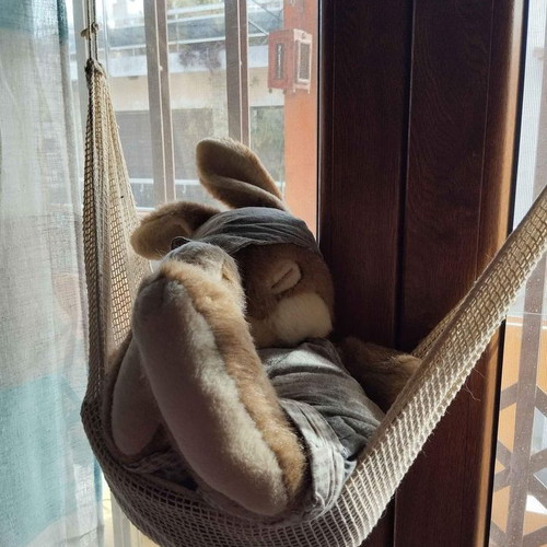 Bunny stuffed toy large 40cm used with Softies hammock