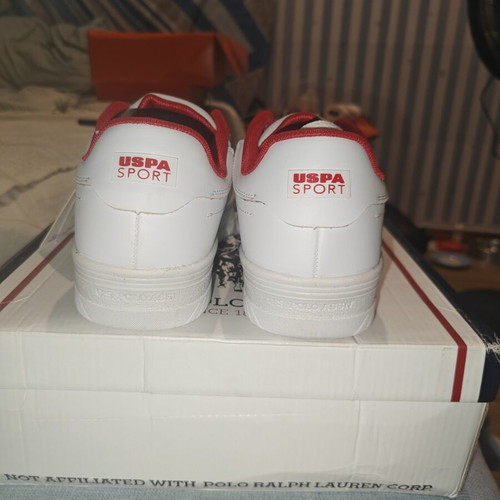 Sneakers U.S. Polo Assn. white size 39, new