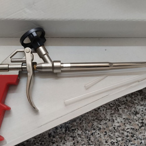 Foam Gun metal, new for polyurethane sealing and insulation